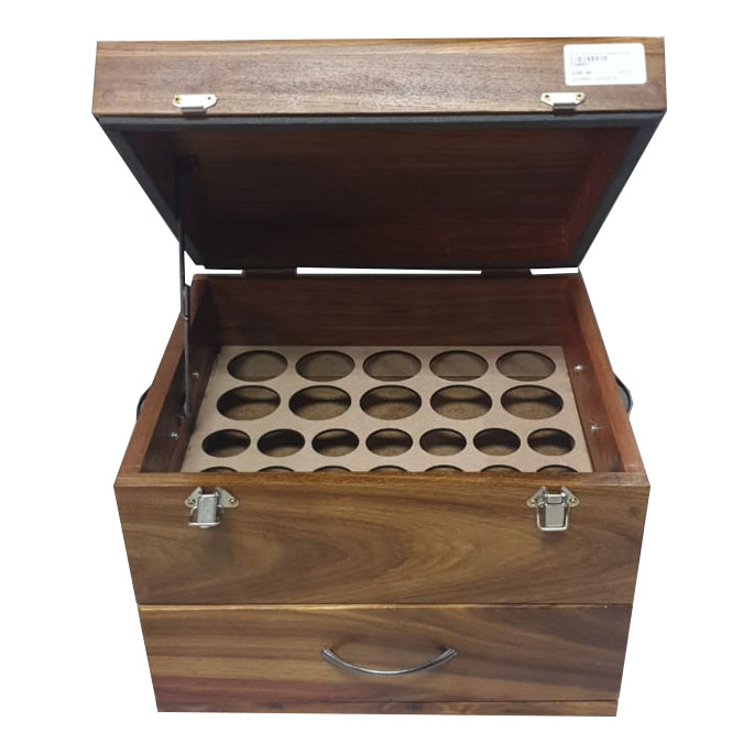 Kiaat Wooden Box ~ – Solomons Tackle