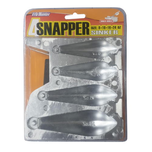 Pro Hunter Sinker Mould - Snapper (8-10-16-24oz)