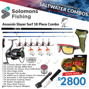 Assassin Slayer Surf 13ft 18 Piece Combo