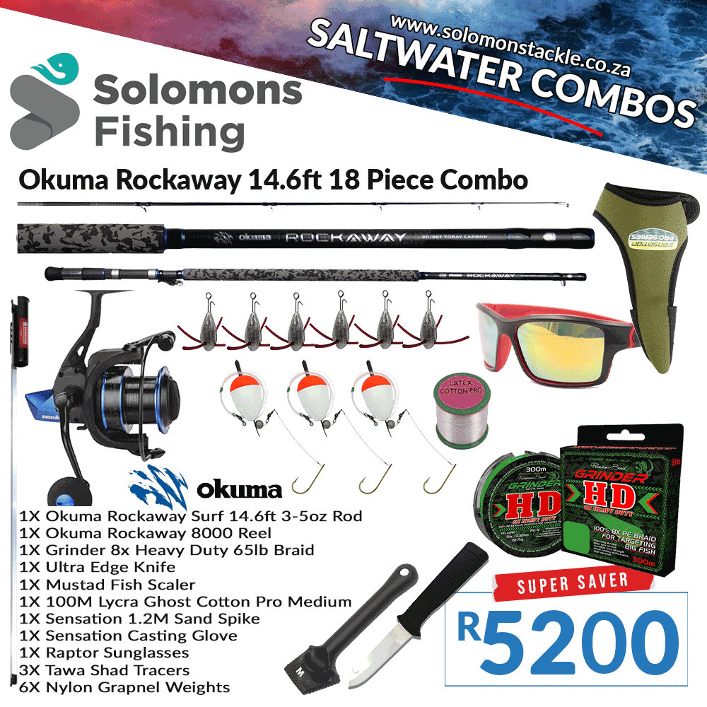 Okuma Rockaway 14.6ft 3-5oz 18 Piece Combo
