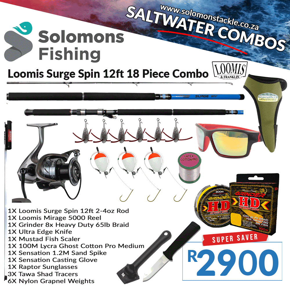 Loomis Surge Spin 12ft 18 Piece Combo
