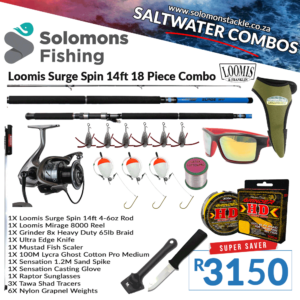 Loomis Surge Spin 14ft 18 Piece Combo