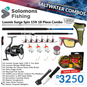 Loomis Surge Spin 15ft 18 Piece Combo