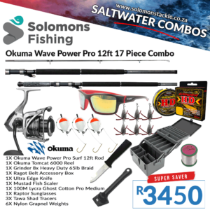 Okuma Wave Power Pro Surf 12ft 17 Piece Combo
