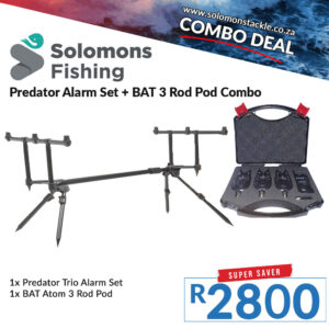 Predator Trio Alarm Set + BAT Atom 3 Rod Pod - Combo Deal