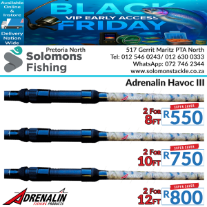 Adrenalin Havoc III 8ft Rod Combo (Camo)