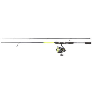 Daiwa Crossfire LT Chartreuse Flame Combo | 7ft Spinning Rod & Reel with J-Braid