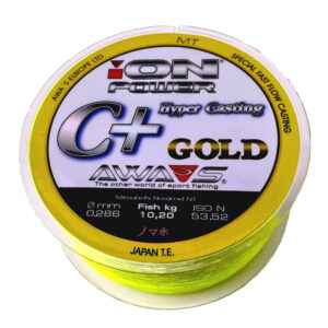 AWA-Shima Ion Power C+ Hyper Casting Gold 1000m Monofilament Line