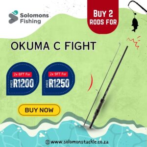 Okuma C Fight 8ft Carp Rod – Double Deal