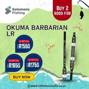 Okuma Barbarian (Low Rider) 8ft Carp Rod – Double Deal