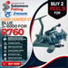 Carp Hunter (Blue) 6000 Carp Reel – Double Deal