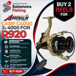 Adrenalin Camo Baitrunner C4000 Carp Reel – Double Deal