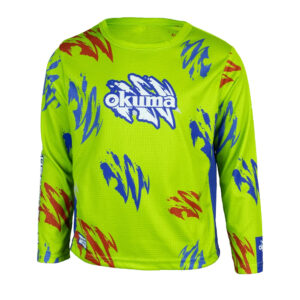 Okuma Kids Green Camo Claw shirt