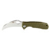 Honey Badger Claw Plain - Large Green Knife