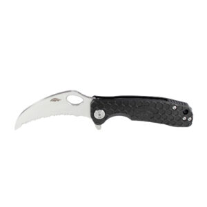 Honey Badger Claw Serrated – Medium Black Knife
