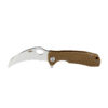 Honey Badger Claw Serrated – Small Tan Knife