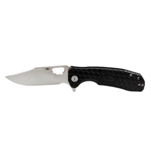 Honey Badger Clip Point – Medium Black Knife