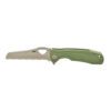 Honey Badger Rescue Serrated – Large Green Knife