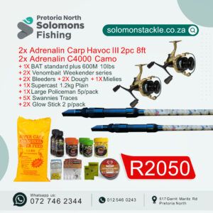 Adrenalin Carp Havoc III 8ft Carp Combo