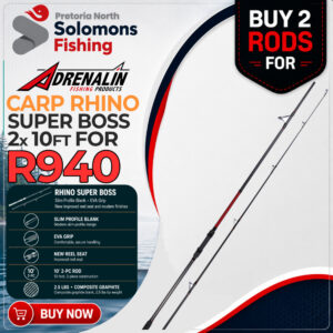 Adrenalin Rhino Super Boss 10ft Carp Rod – Double Deal