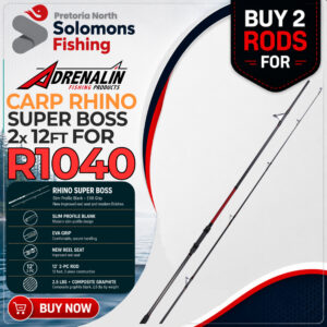Adrenalin Rhino Super Boss 12ft Carp Rod – Double Deal